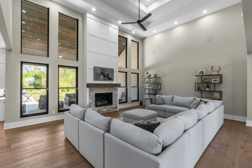 Interior Living Room High Ceiling Legends Sanders- W Rondon construction LLC