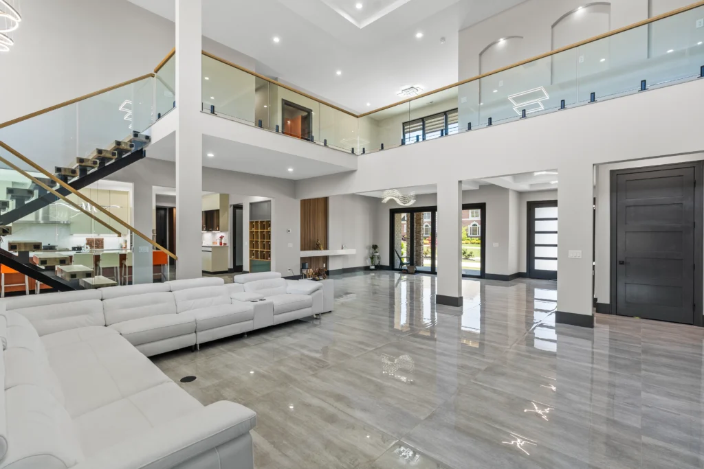 Interior Open Front Landing Legends Shah- W Rondon construction LLC