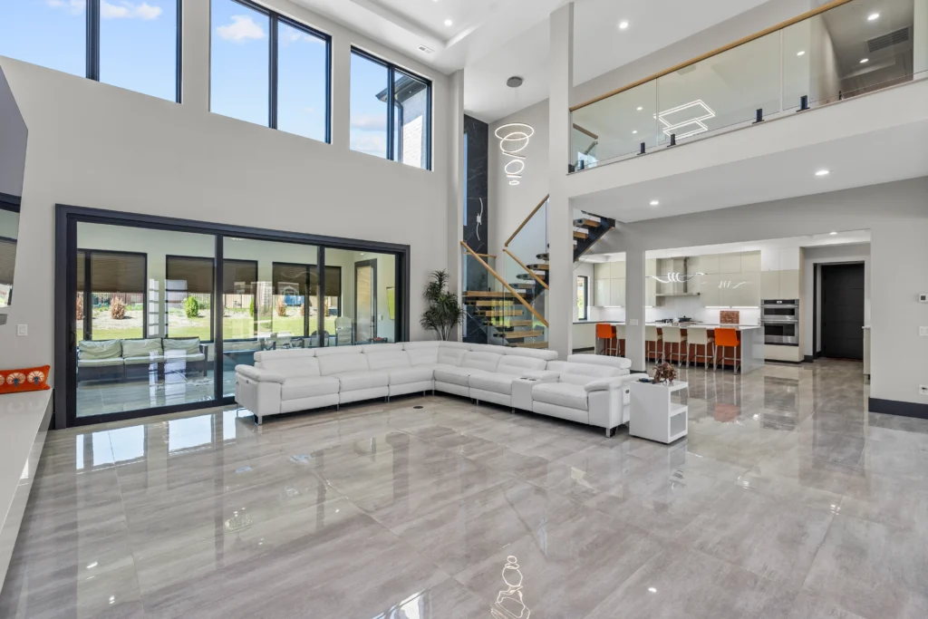 Interior Living Room High Ceiling Legends Shah- W Rondon construction LLC