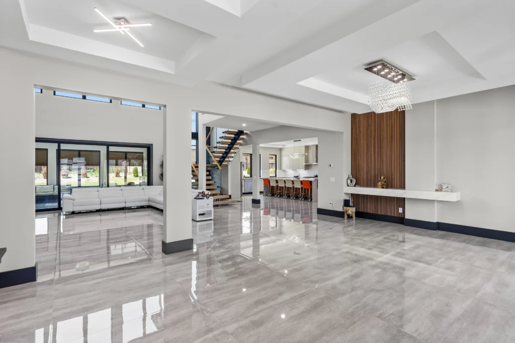 Interior Living Room Kitchen Legends Shah- W Rondon construction LLC