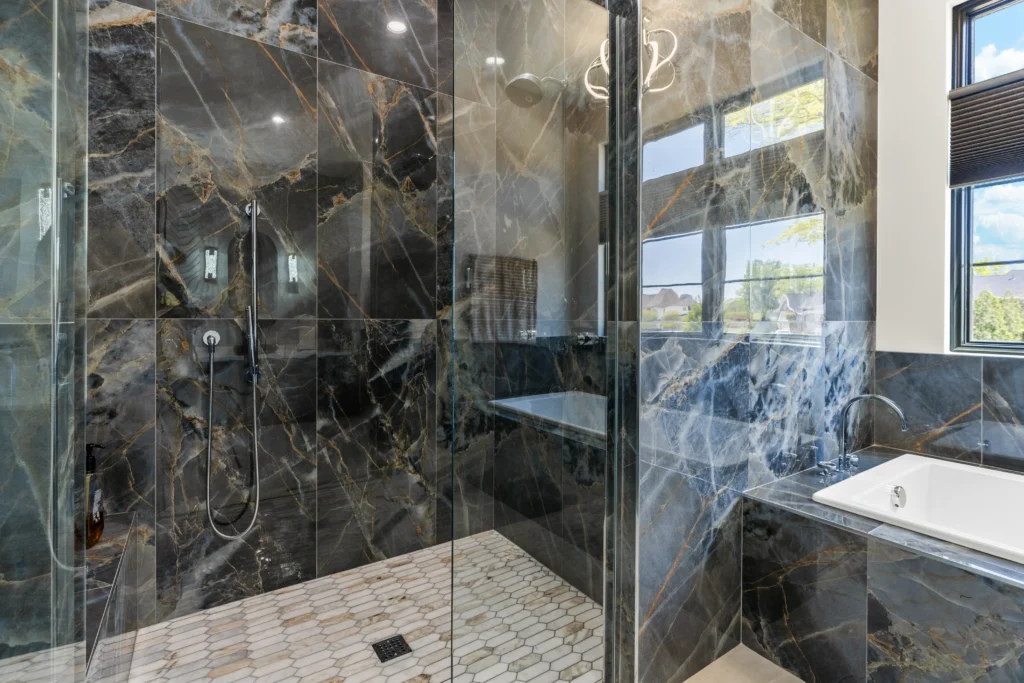 Interior Bathroom Shower Landing Legends Shah- W Rondon construction LLC