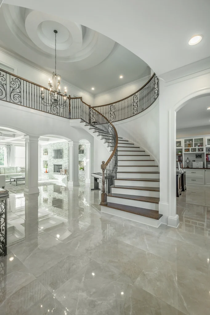 Interior Entrance Staircase Magnolia - W Rondon construction LLC